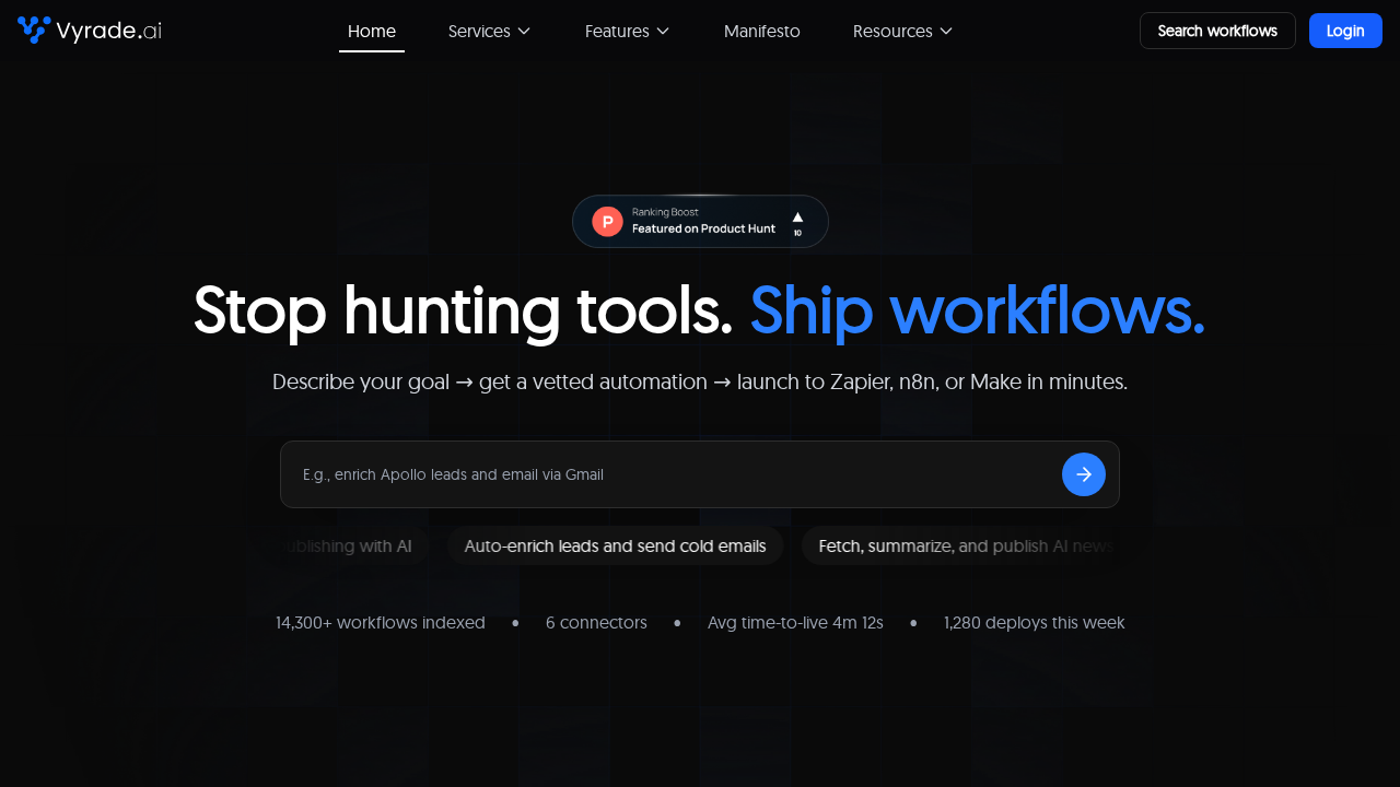 Vyrade AI screenshot