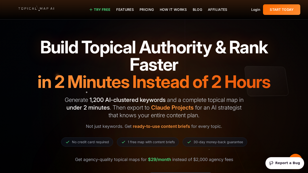 Topical Map AI screenshot