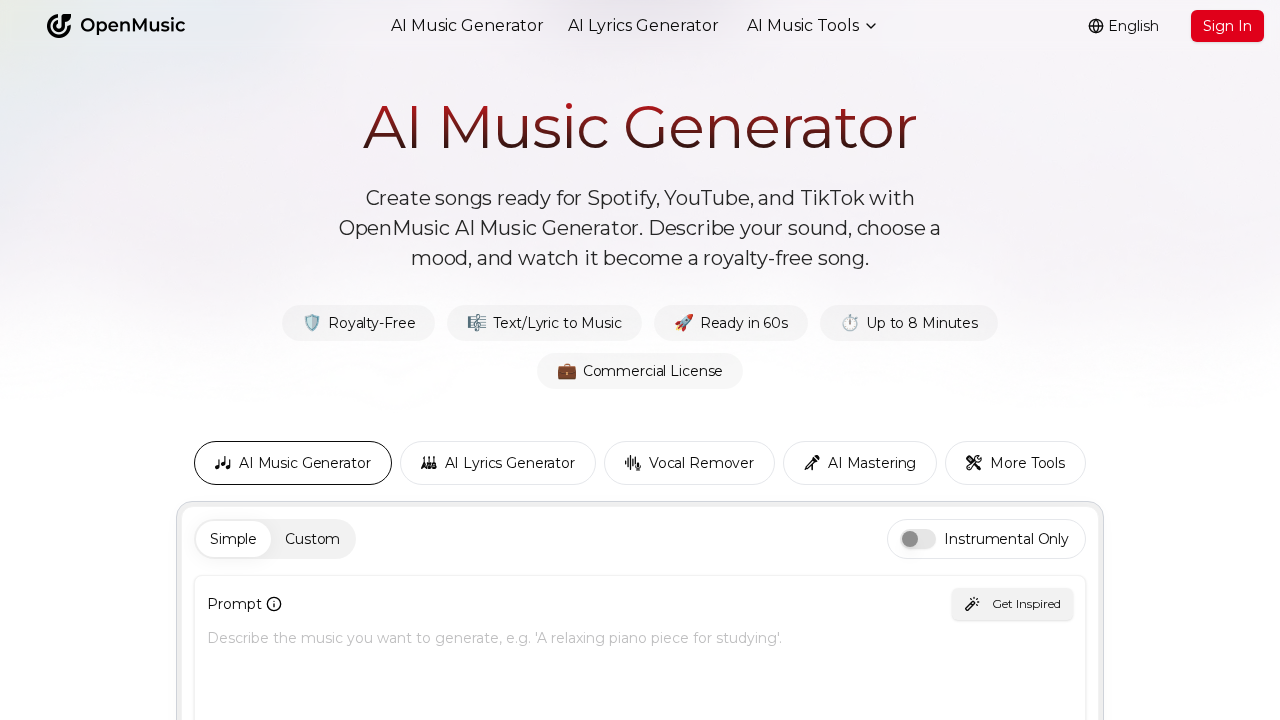 OpenMusic screenshot