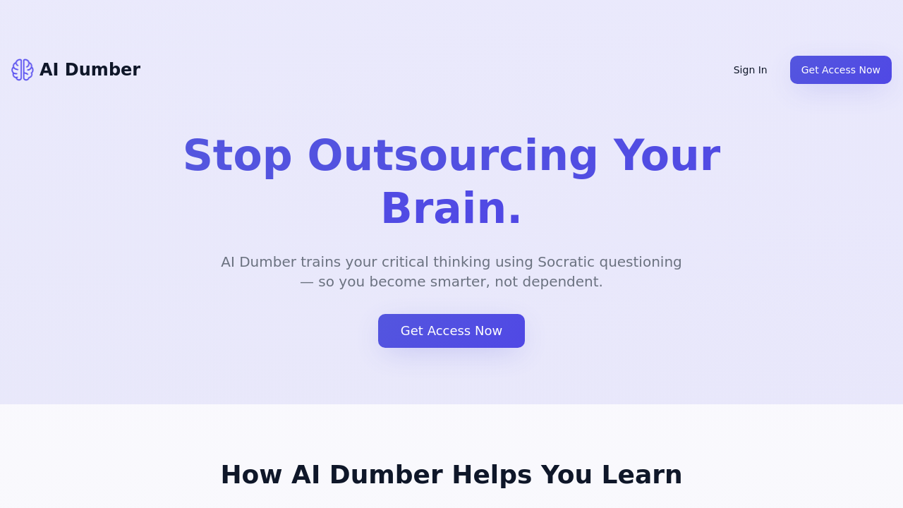 AI Dumber screenshot