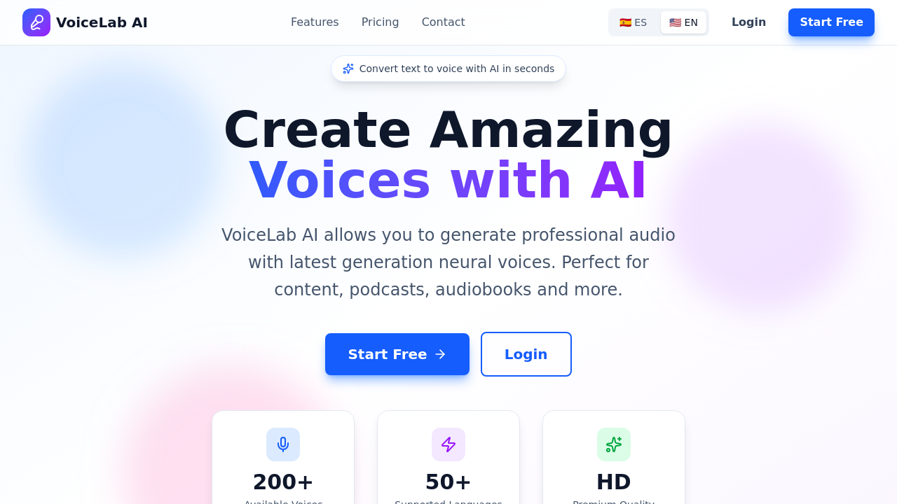 VoiceLab AI screenshot