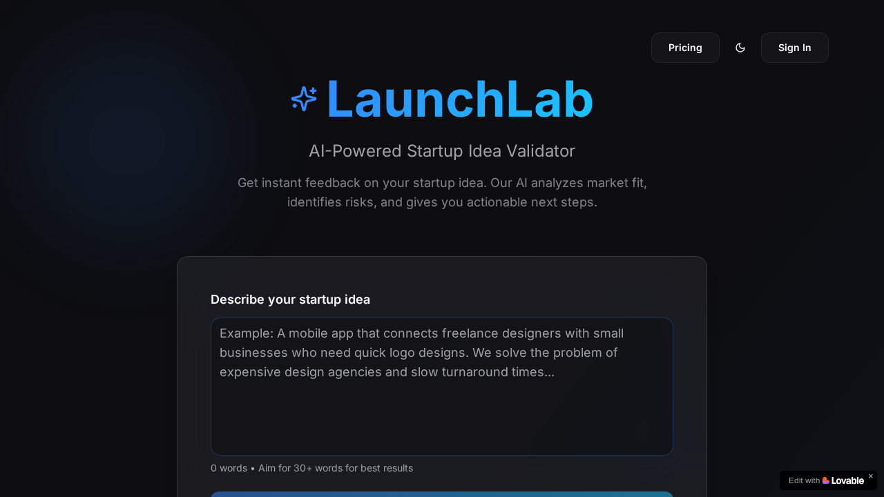 Launchlab screenshot