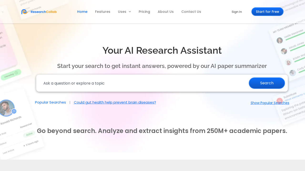 ResearchCollab screenshot