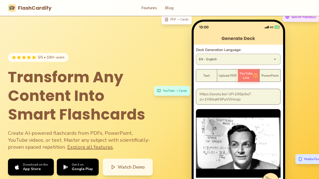 FlashCardify screenshot