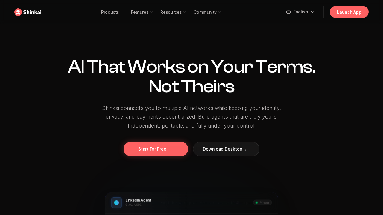 Shinkai Web screenshot
