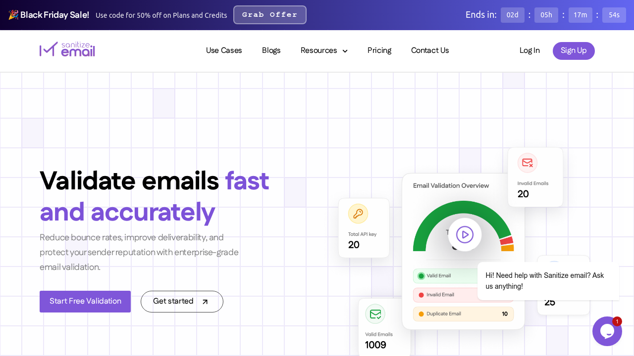 Sanitize Email screenshot