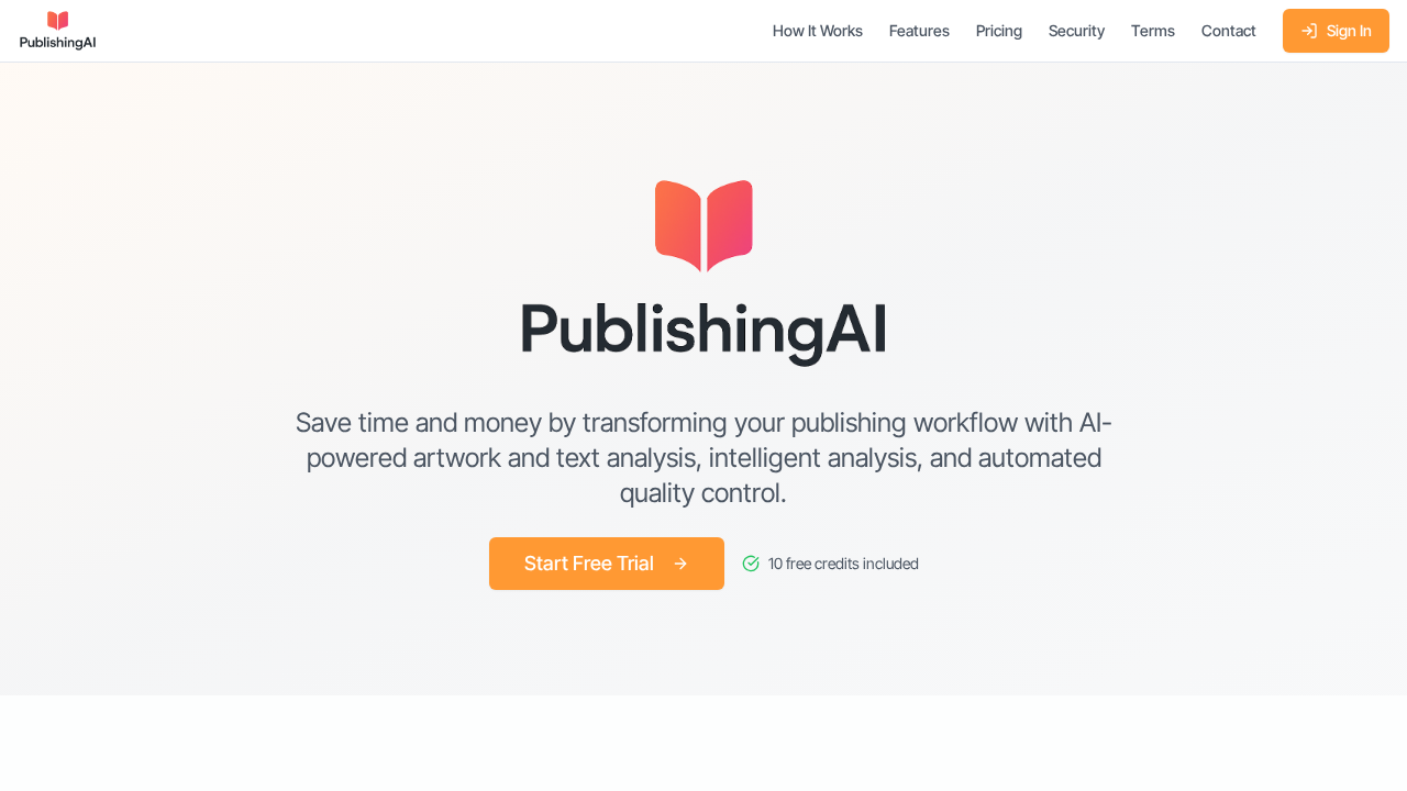 PublishingAI screenshot
