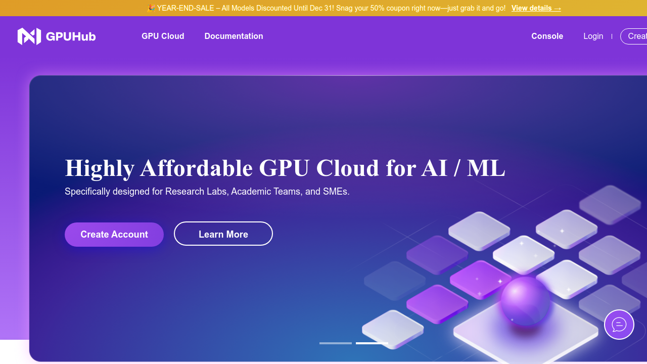 GPUhub Computing Power Cloud screenshot