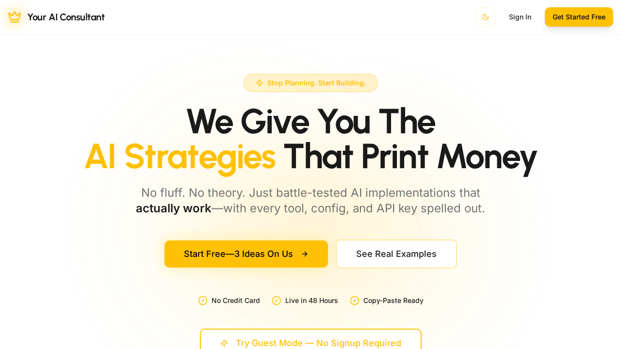 Your AI Consultant screenshot