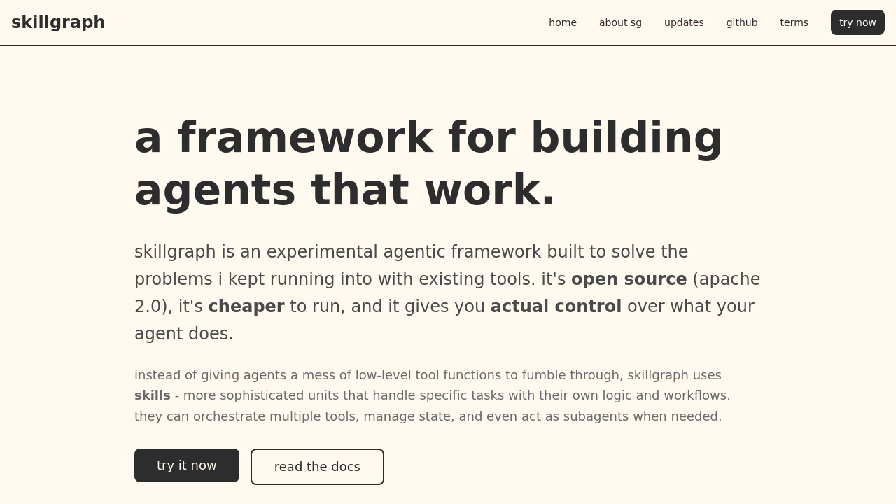 SkillGraph screenshot