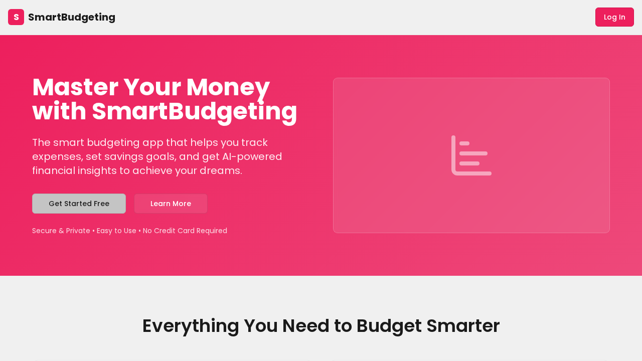 SmartBudgeting screenshot