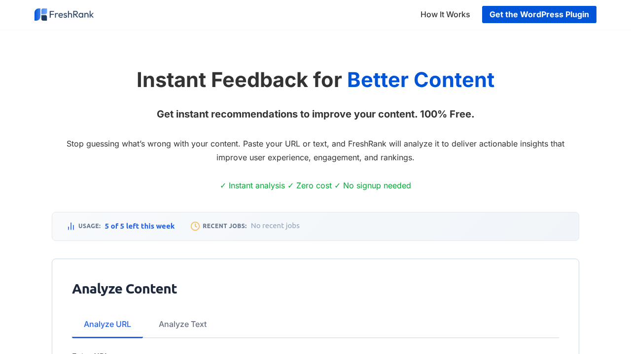 FreshRank screenshot