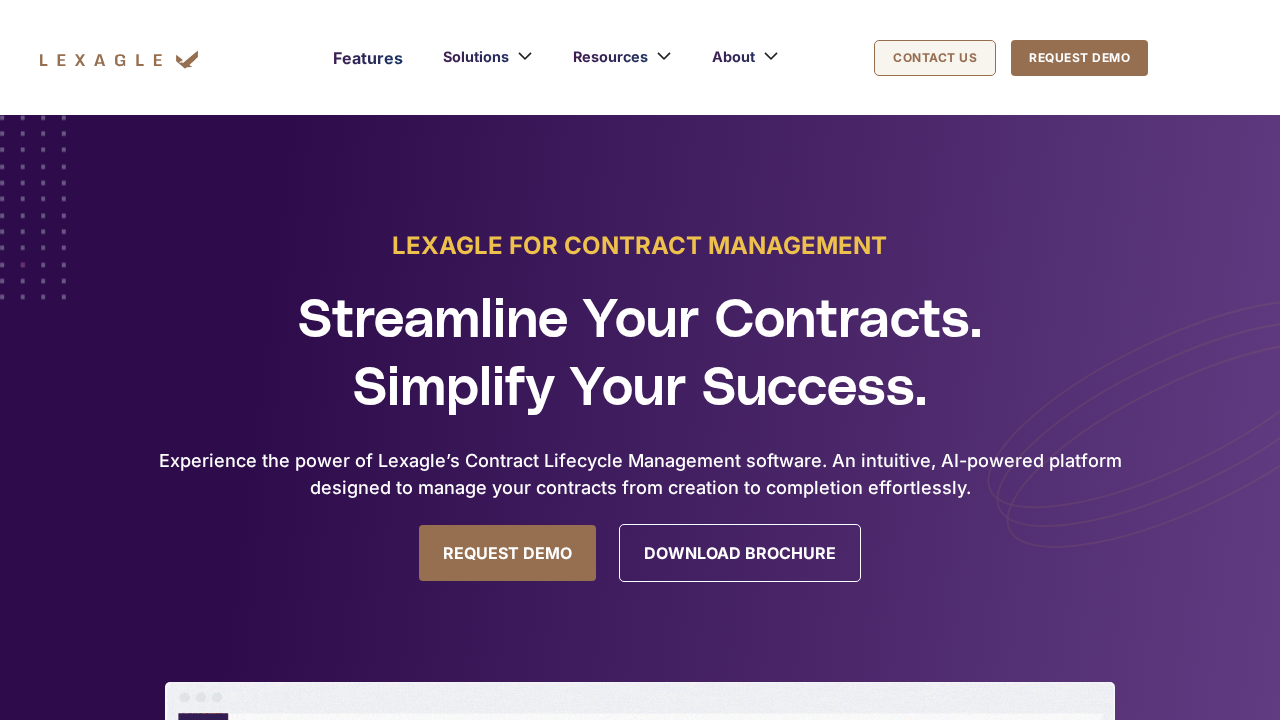 Lexagle Intelligent Contract Platform screenshot