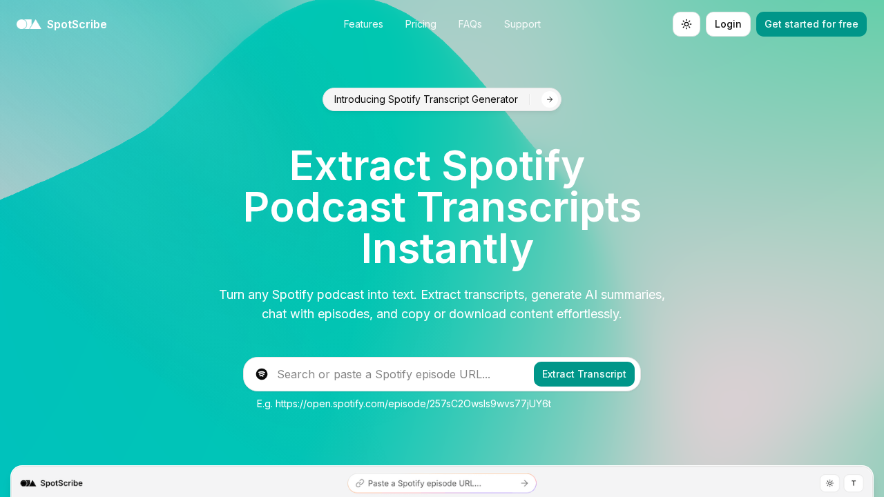 SpotScribe screenshot