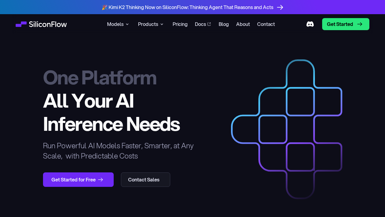 SiliconFlow screenshot