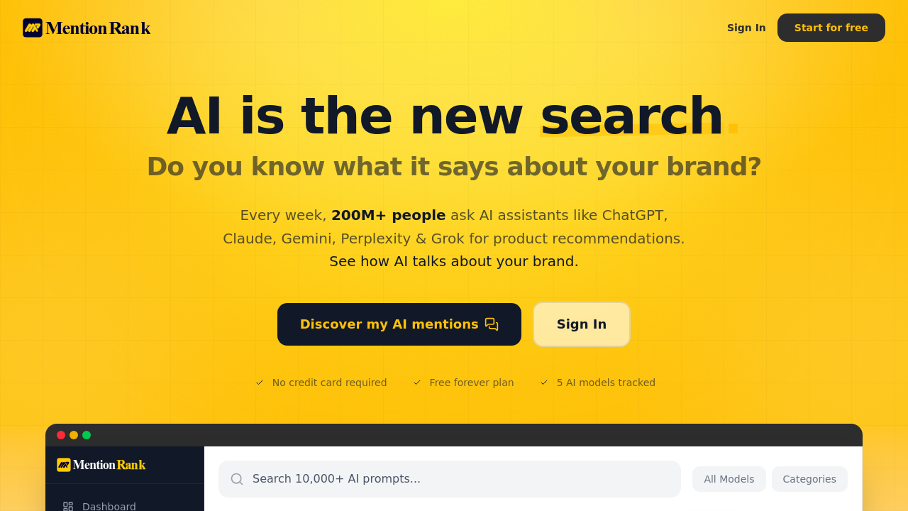 MentionRank screenshot