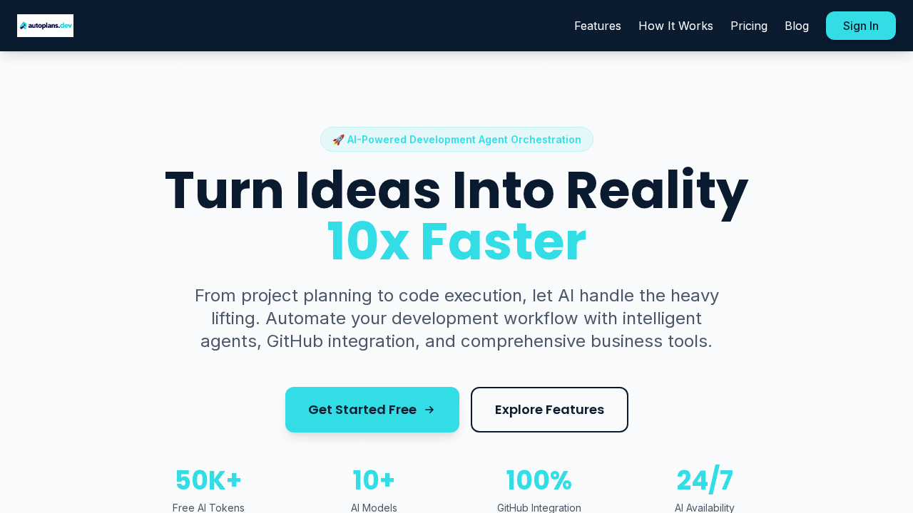 AutoPlans screenshot