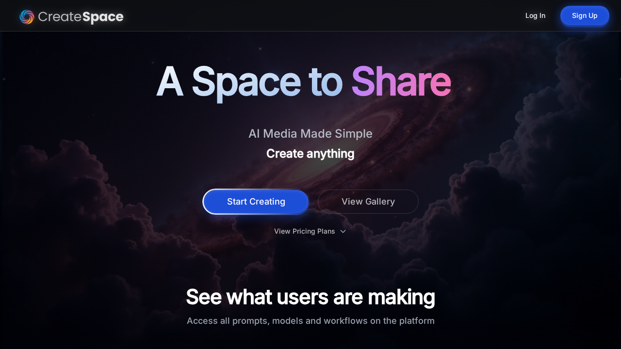 CreateSpace screenshot