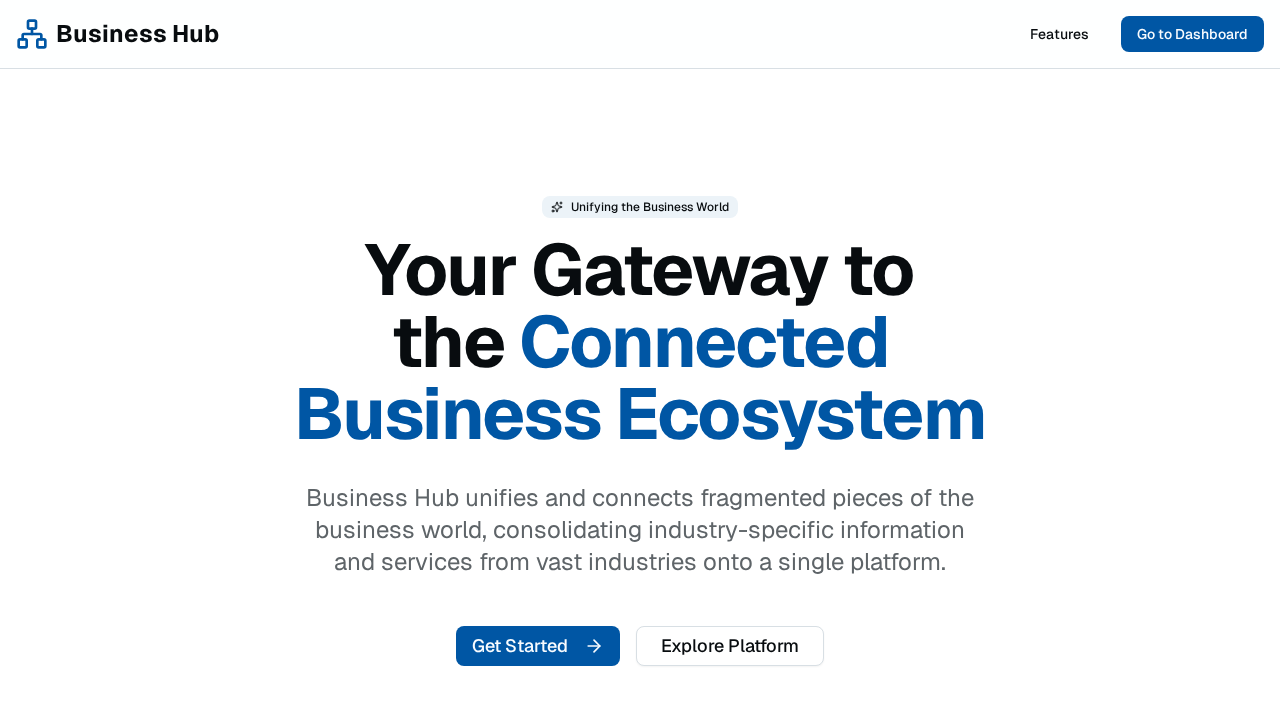 Business Hub screenshot