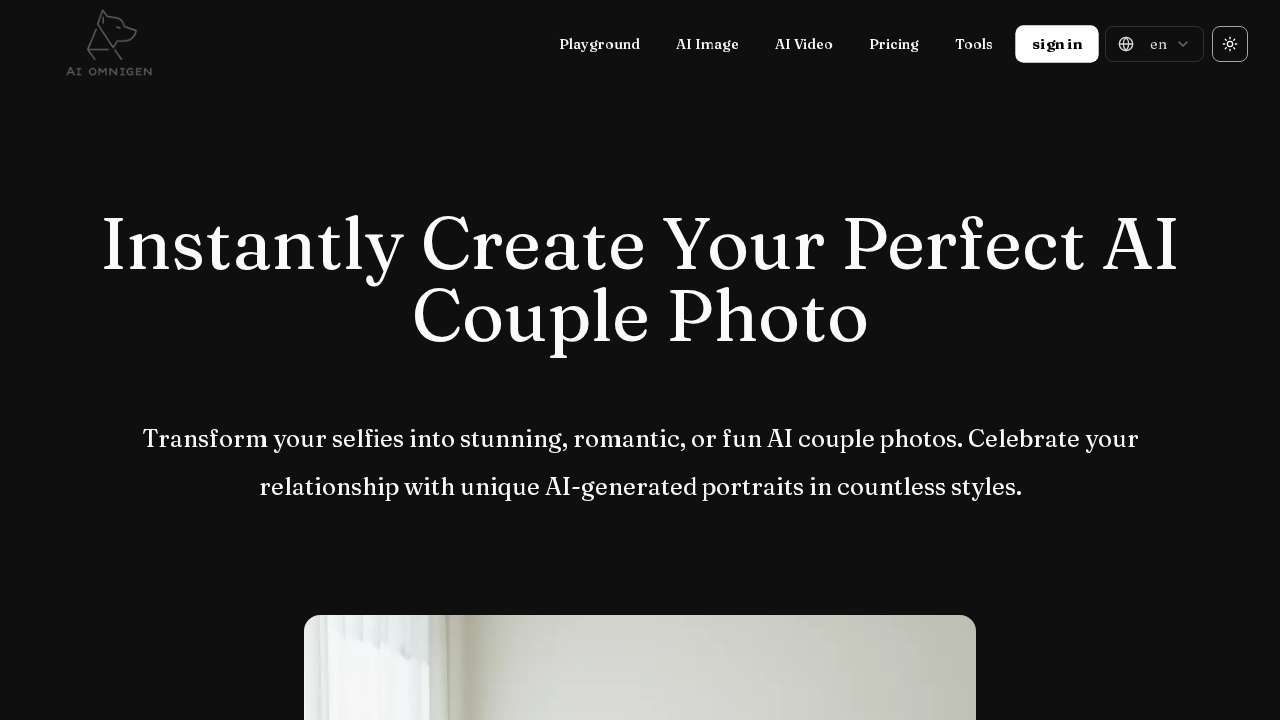 AI Couple Photo Generator screenshot