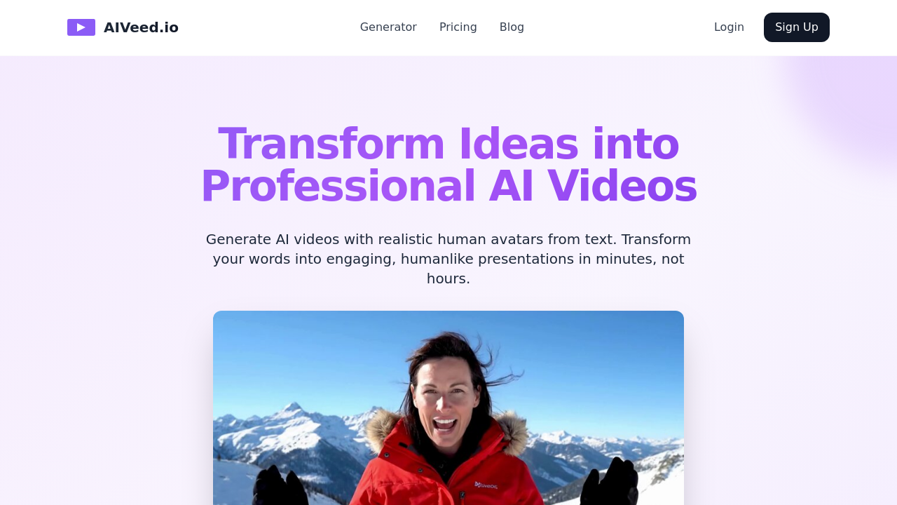 AIVeed.io screenshot
