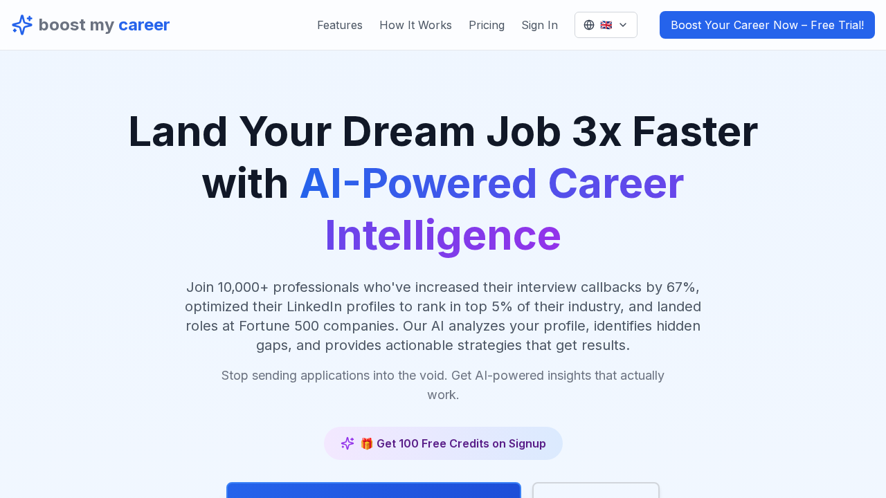 Boost My Career screenshot