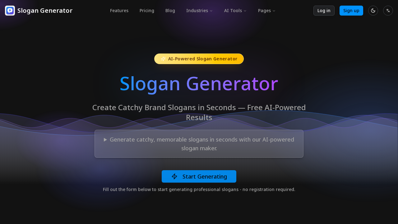 Slogan Generator screenshot