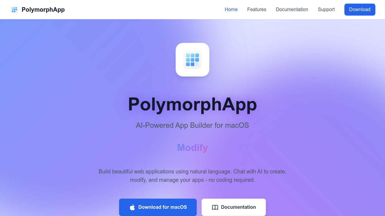 PolymorphApp screenshot