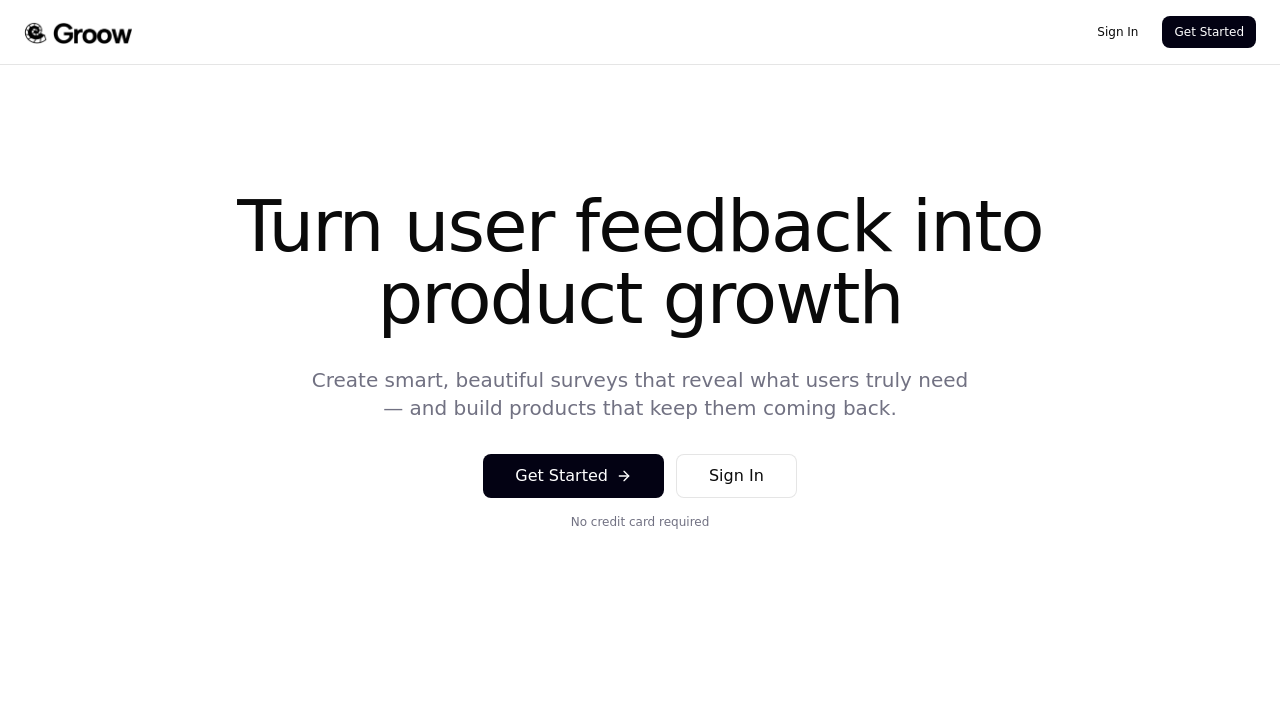 Groow - Collect user feedback in seconds screenshot