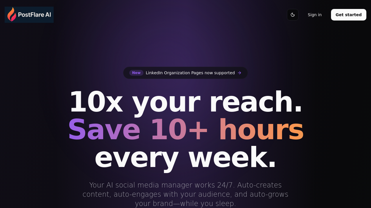 Postflare AI screenshot