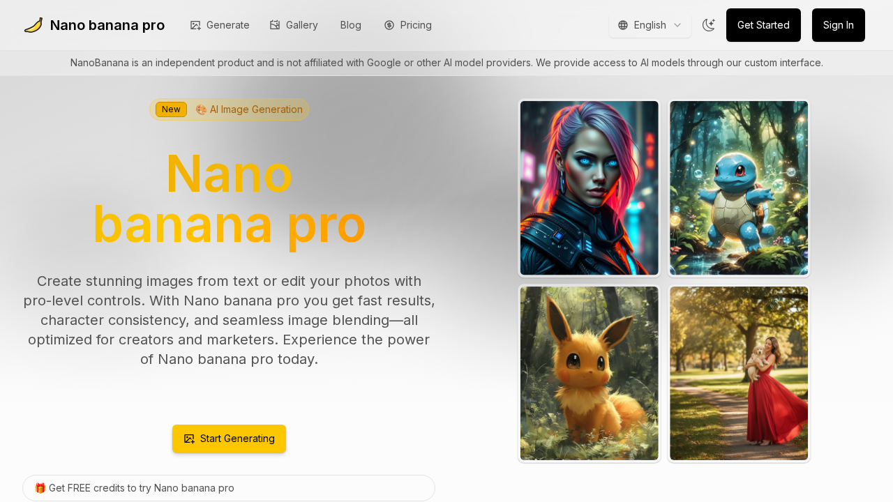 Nano Banana screenshot