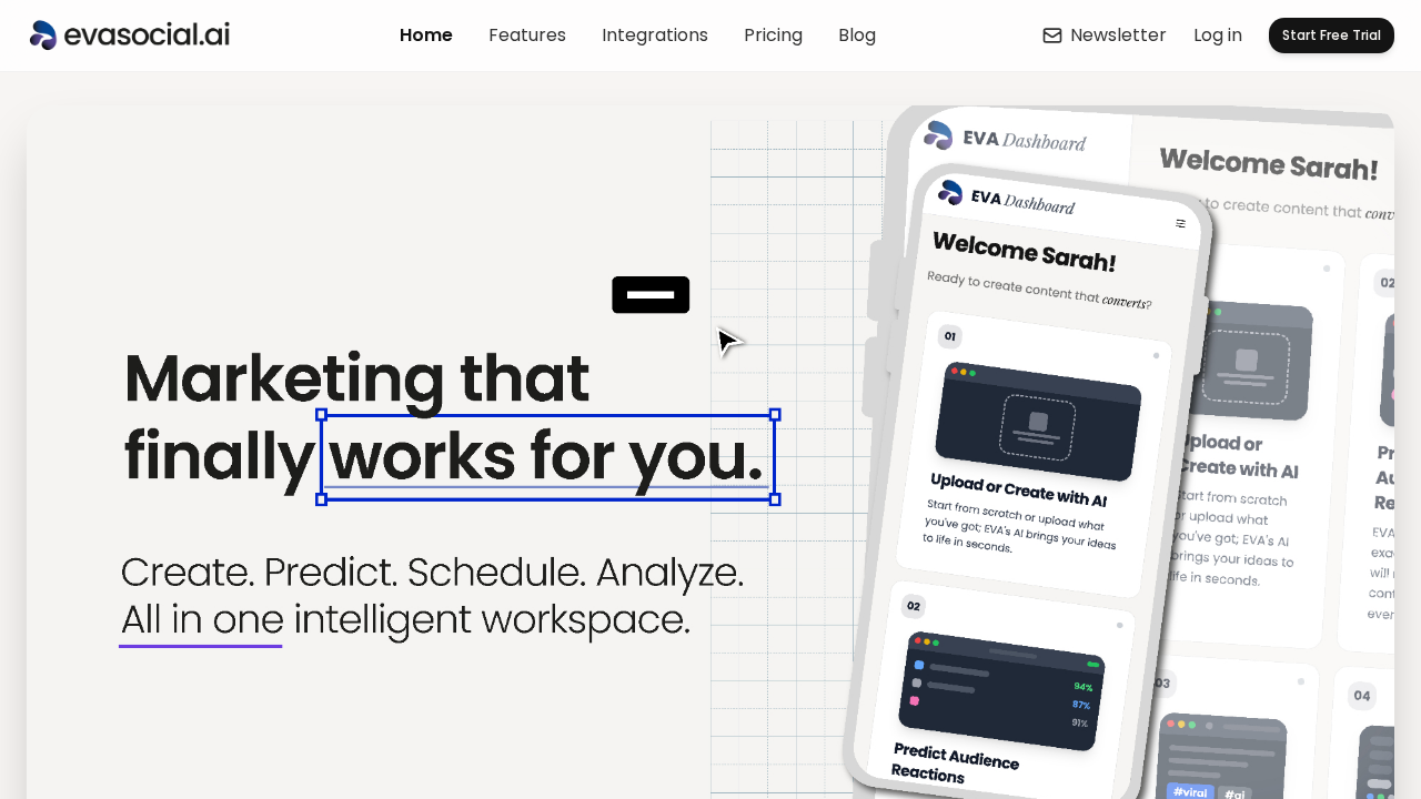 EVA Social AI screenshot