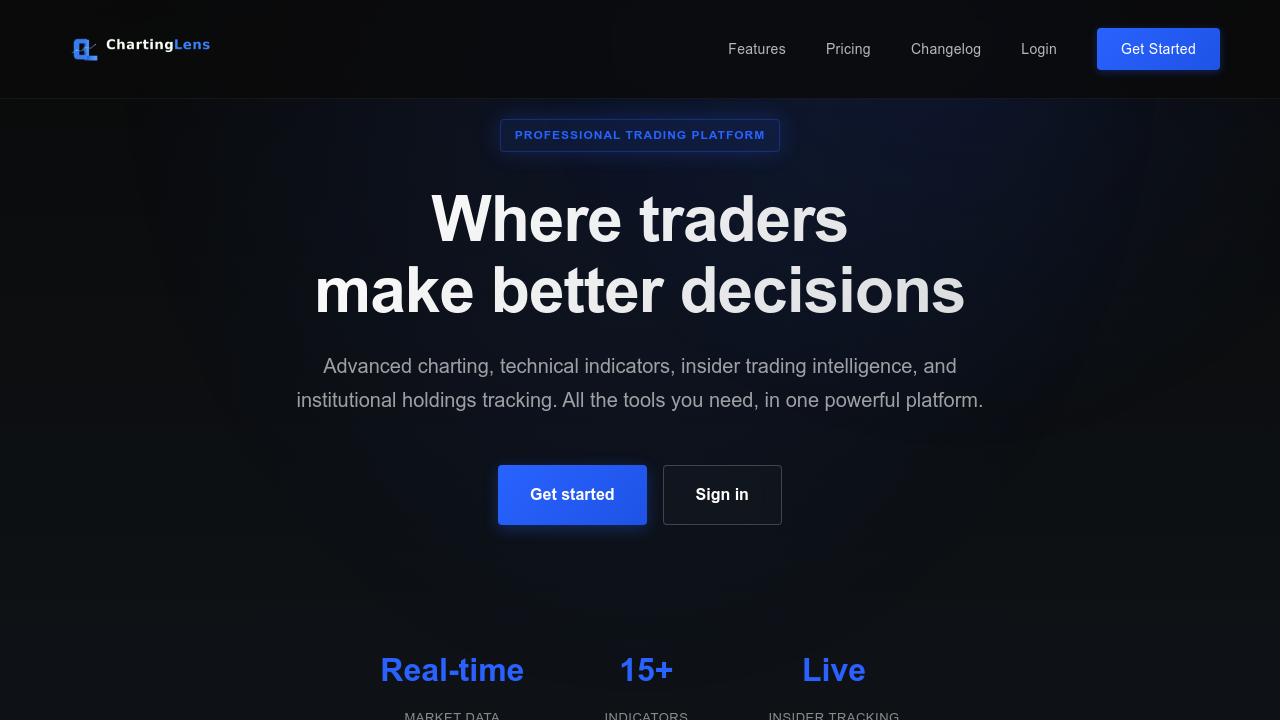 ChartingLens screenshot