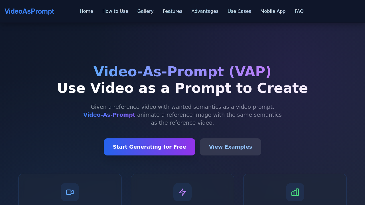 Video-As-Prompt screenshot