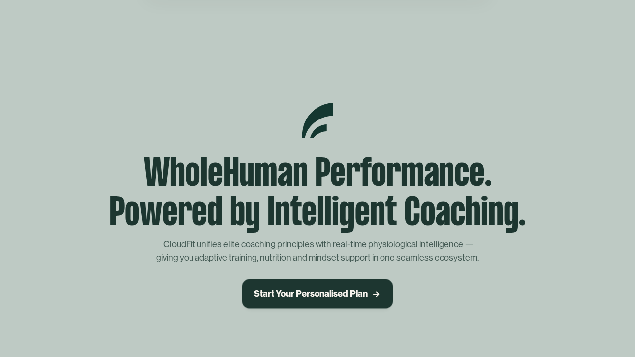 CloudFit - AI Health Coach screenshot