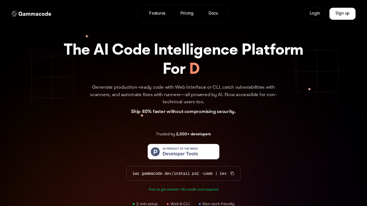 Gammacode screenshot