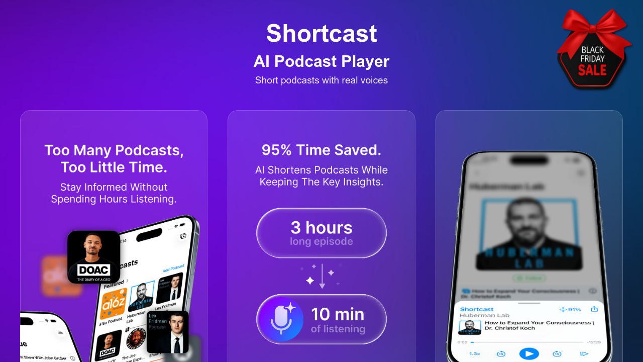 Shortcast AI screenshot