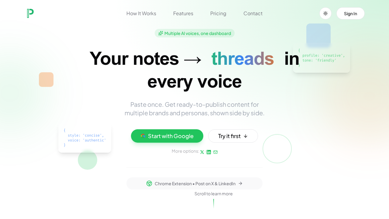 PostIdentity screenshot