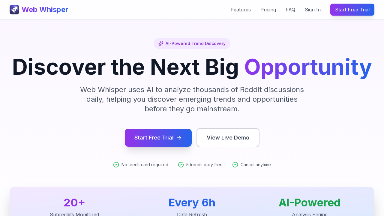 Web Whisper screenshot