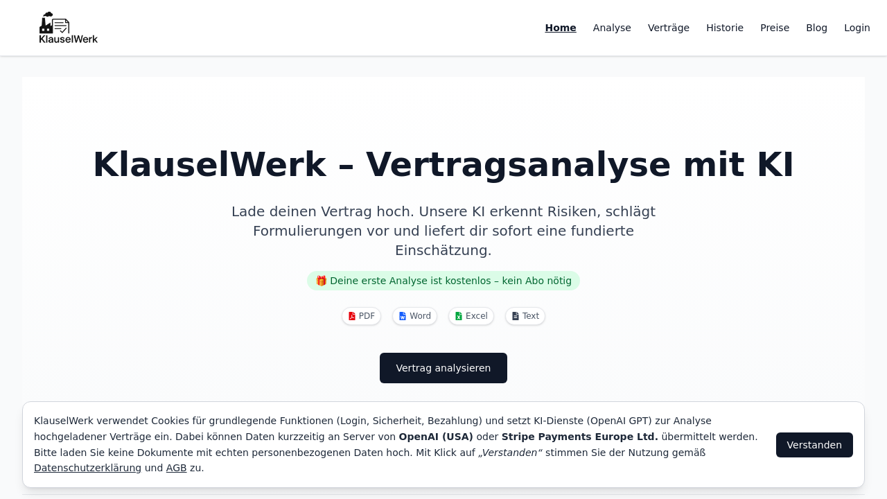 KlauselWerk screenshot