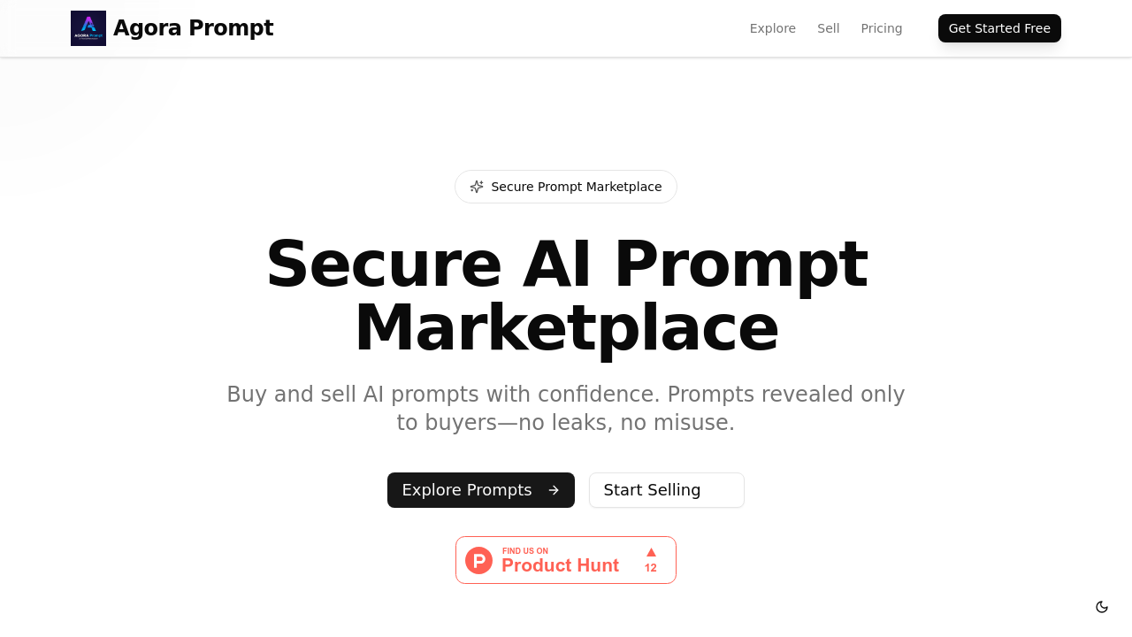 AgoraPrompt screenshot