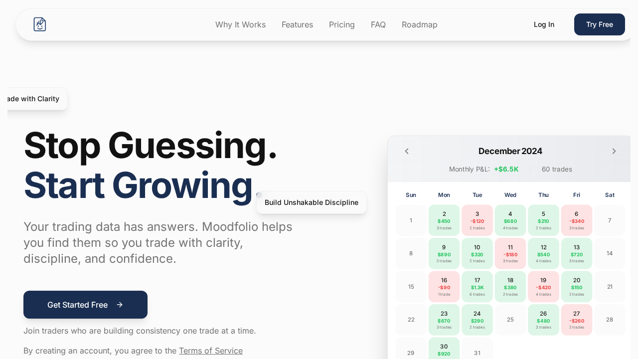 Moodfol.io screenshot