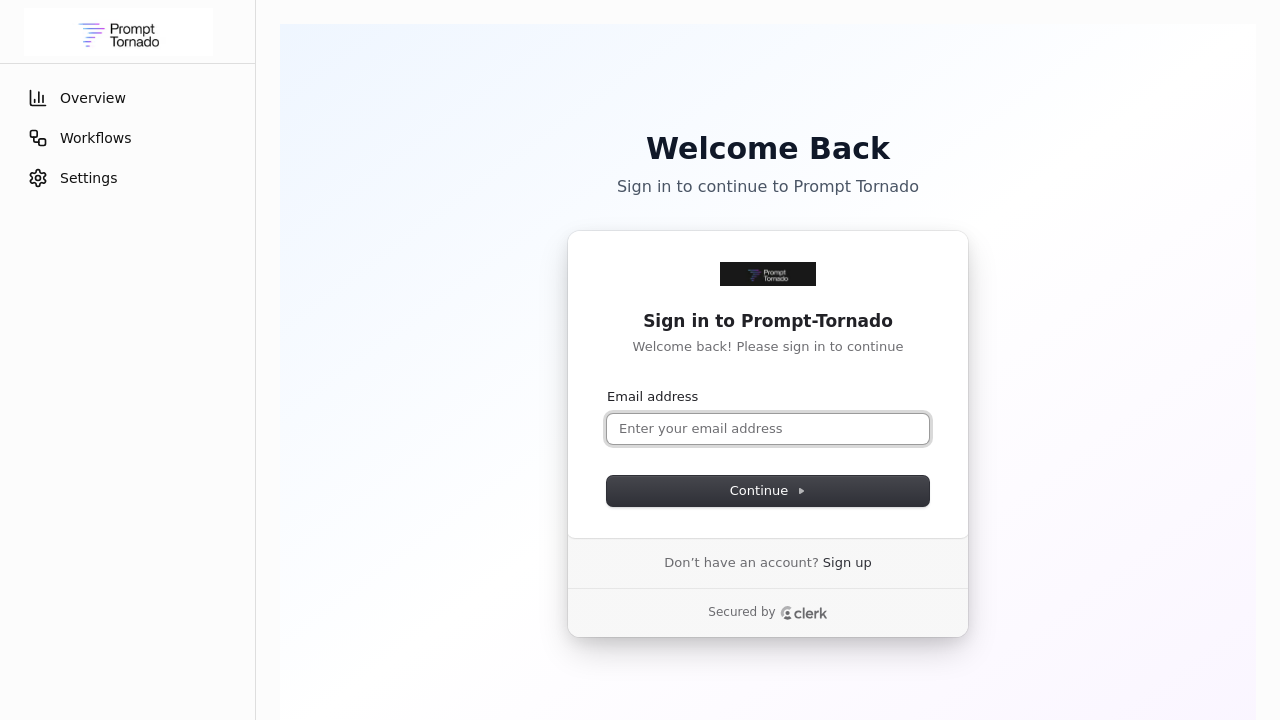 Prompt Tornado 2.0 screenshot