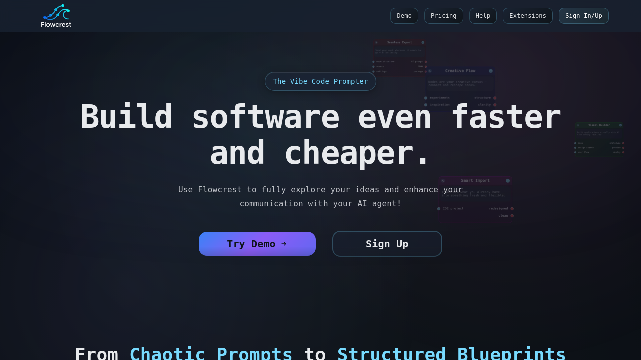 Flowcrest screenshot