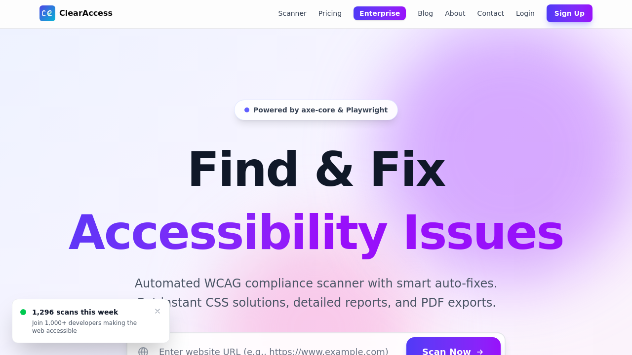 ClearAccess screenshot