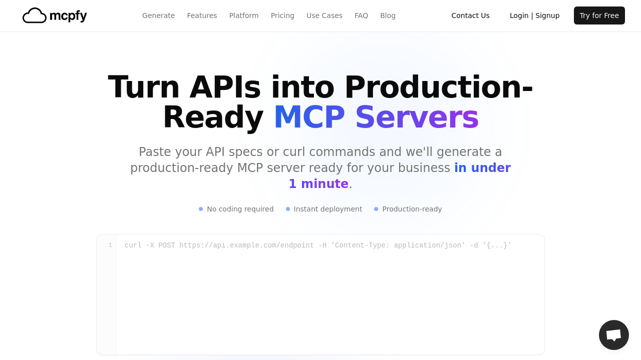 MCPfy screenshot