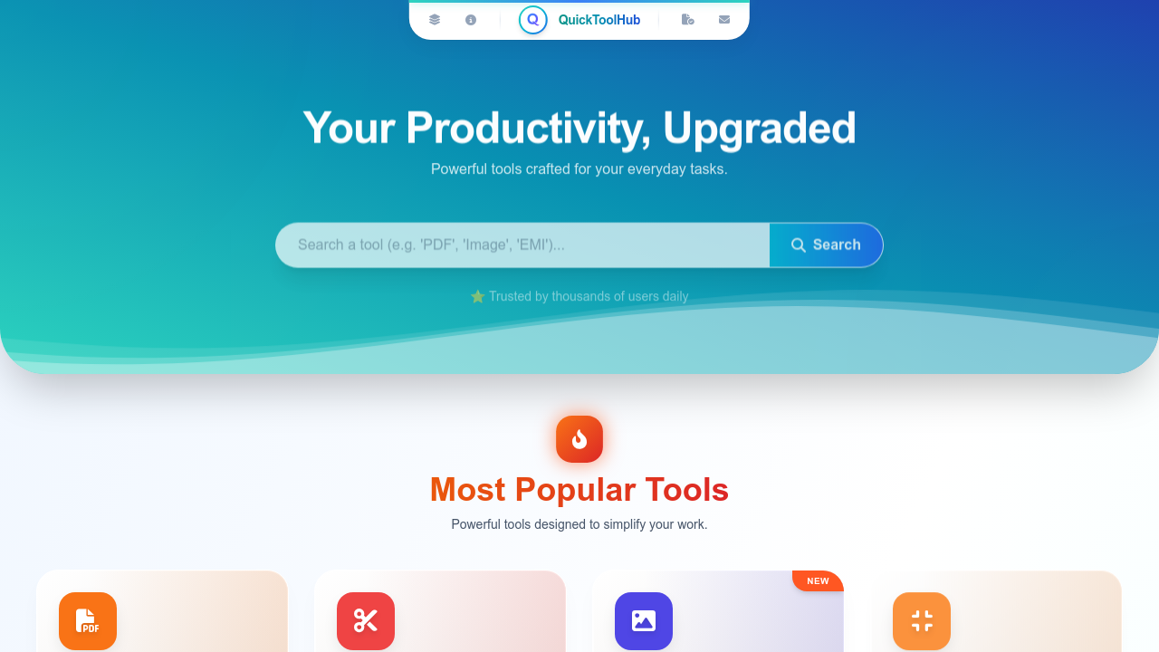 QuickToolHub.in screenshot