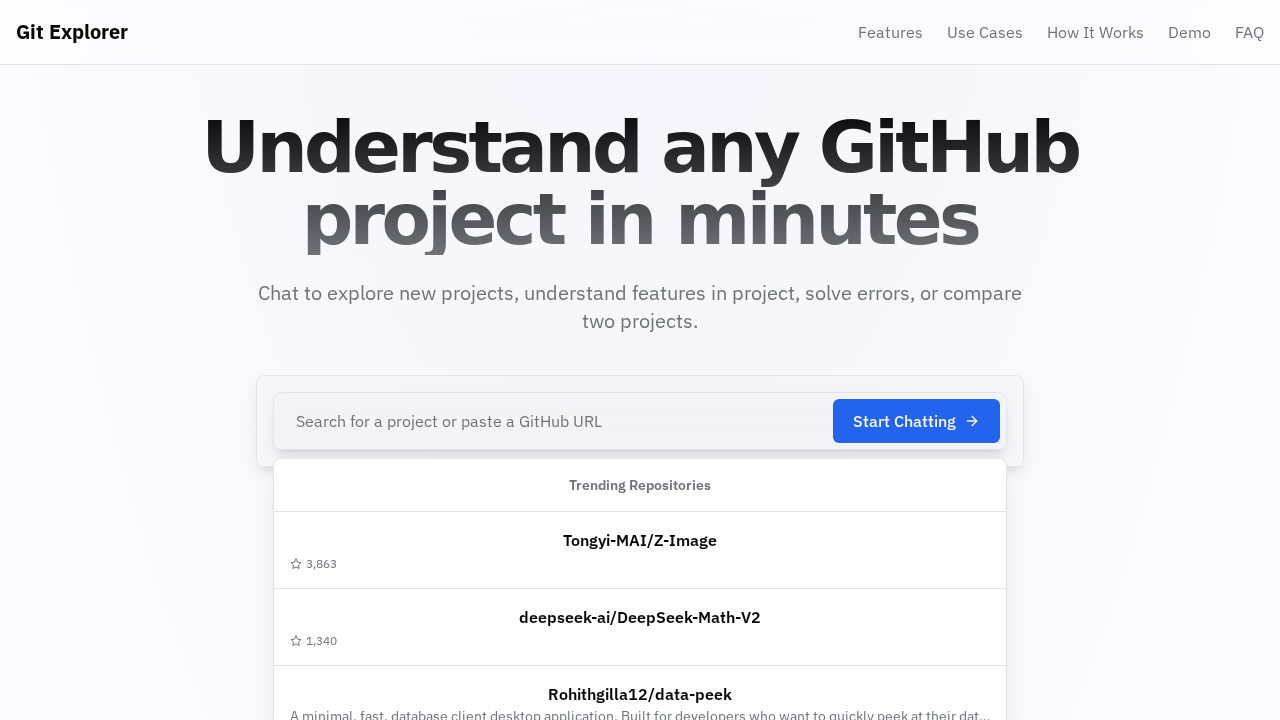 Git Explorer screenshot