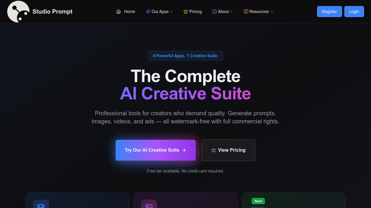 Studio Prompt screenshot