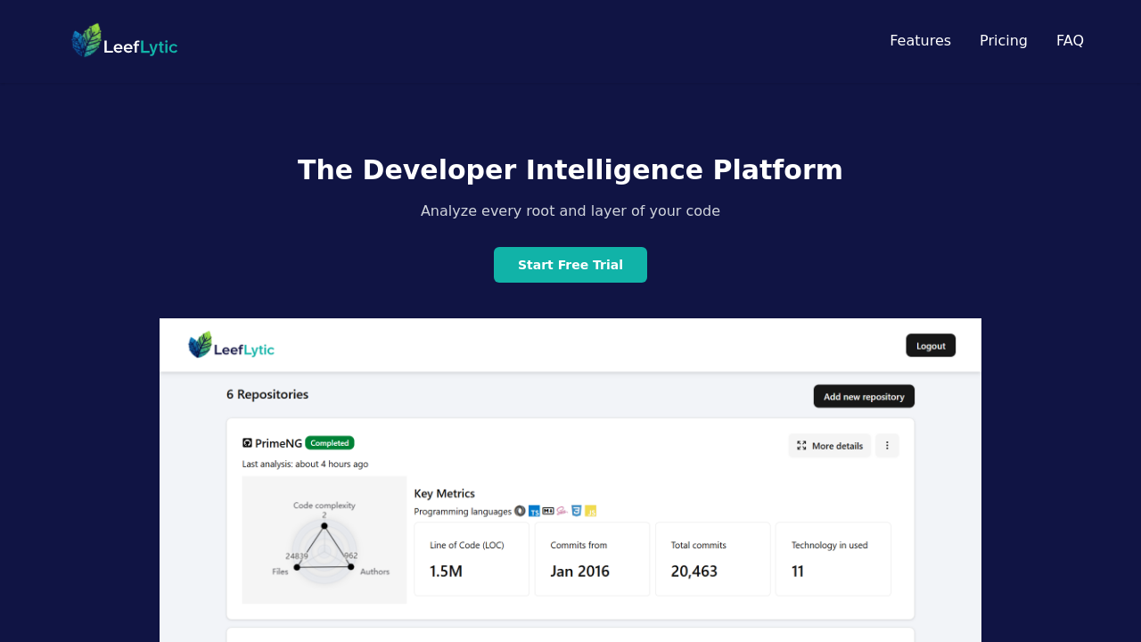 Leeflytic screenshot